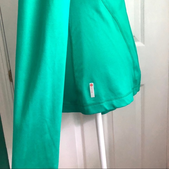 Zella Kelly Green Activewear zip up jacket SP - Picture 4 of 7